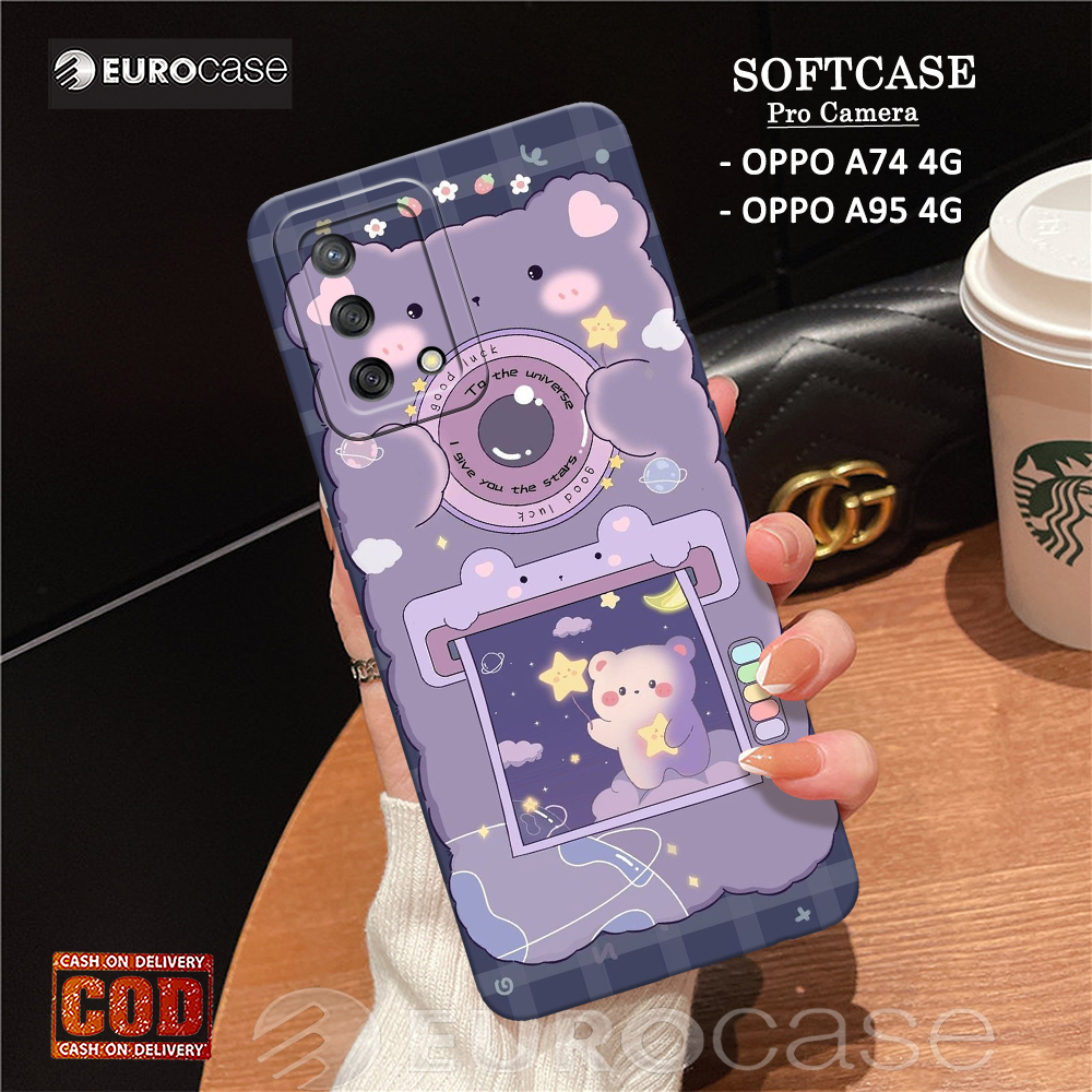 Casing Hp Oppo A74 4G / A95 4G - Fashion Case Kartun - Soft Case Hp Oppo A74 4G / A95 4G - Kesing Hp