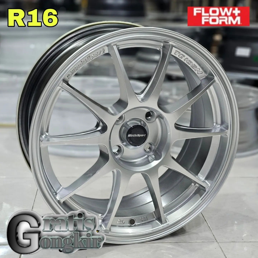 velg mobil ring 16 Flowforming wedssport TC105N Pcd 4x100 Lebar 7 r16