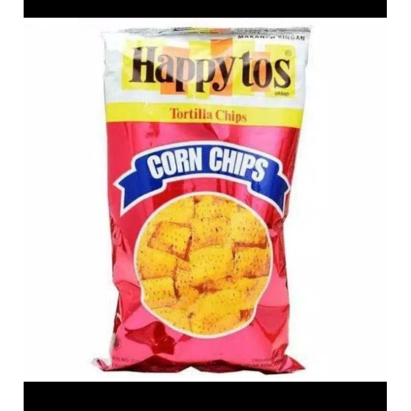 happy tos tortilla corn chip 160gram