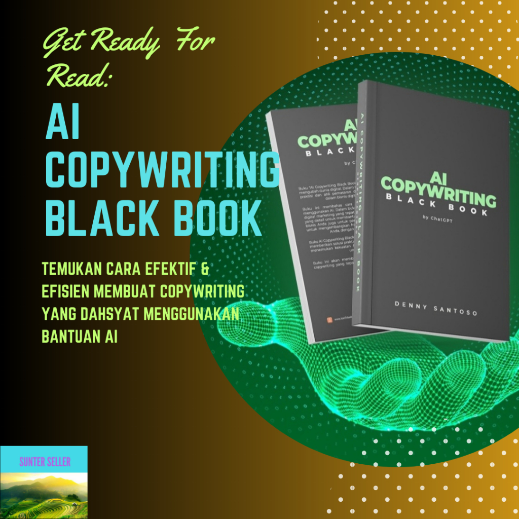 Buku Bisnis AI Copywriting Black Book Denny Santoso Original