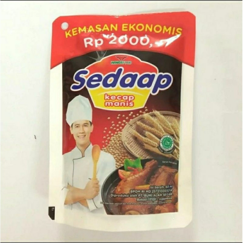 

kecap manis sedaap eceran 2000 | sedap