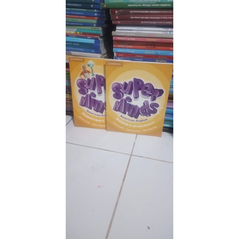 Buku Super minds 5 student dan workbook