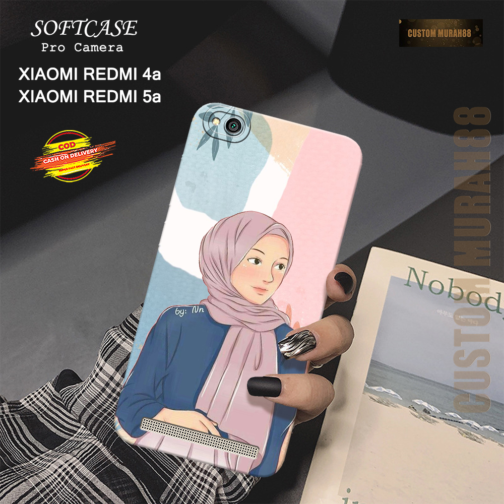 Case Xiaomi Redmi 5A / 4A Terbaru - Fashion Case HIJAB - Casing Hp Xiaomi Redmi 5A / 4A - Softcase P