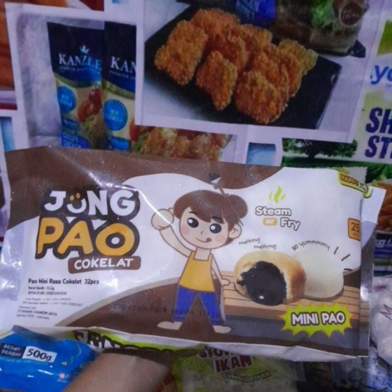 

Mini Pao isi 32pcs rasa coklat