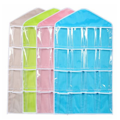 Pouch Rak Gantung Kaos Kaki/Gantungan Tempat Pakaian Celana Dalam