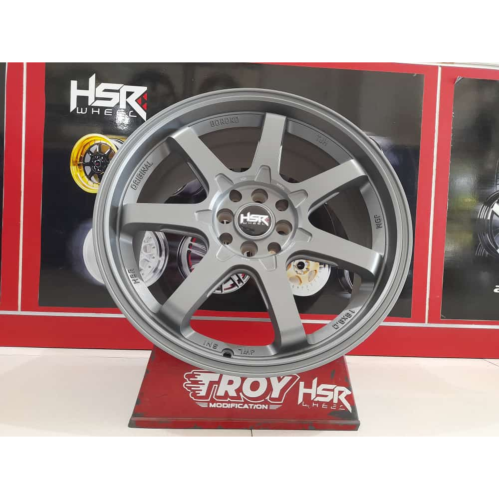 Velg Mobil Racing Ring 18 HSR BOROKO TJH R18 Velg Raize,Avanza,Livina,Jazz Free Ongkir