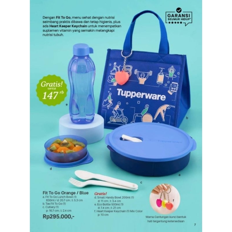 fit to go Tupperware promo Januari 2023 - Agustus 2023