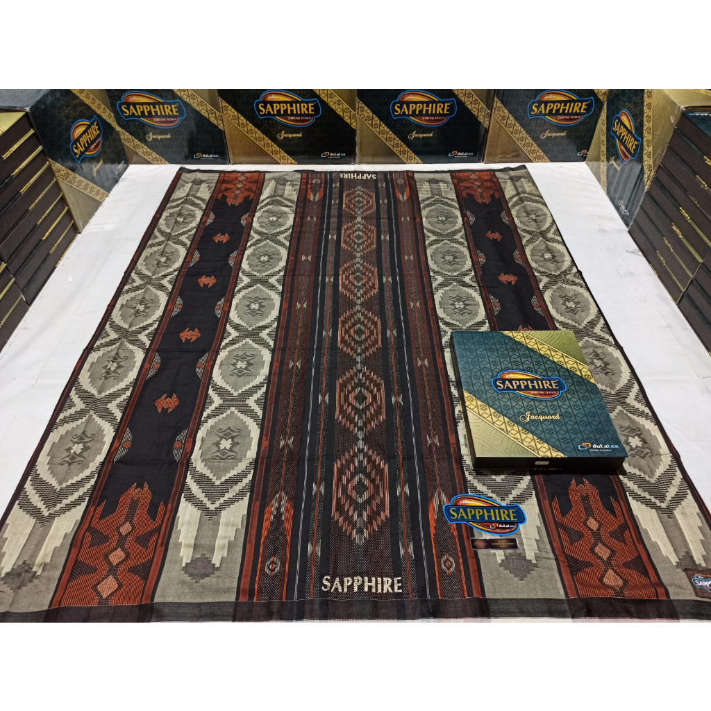 Sarung SAPPHIRE Premium Jacquard SGF dan SAPPHIRE Premium SKD/SDF Motif TERBARU