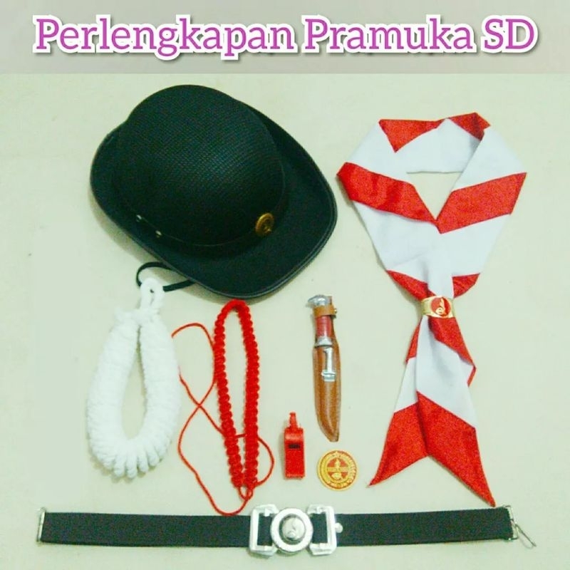 Set Lengkap Alat Perlengkapan Pramuka PENGGALANG