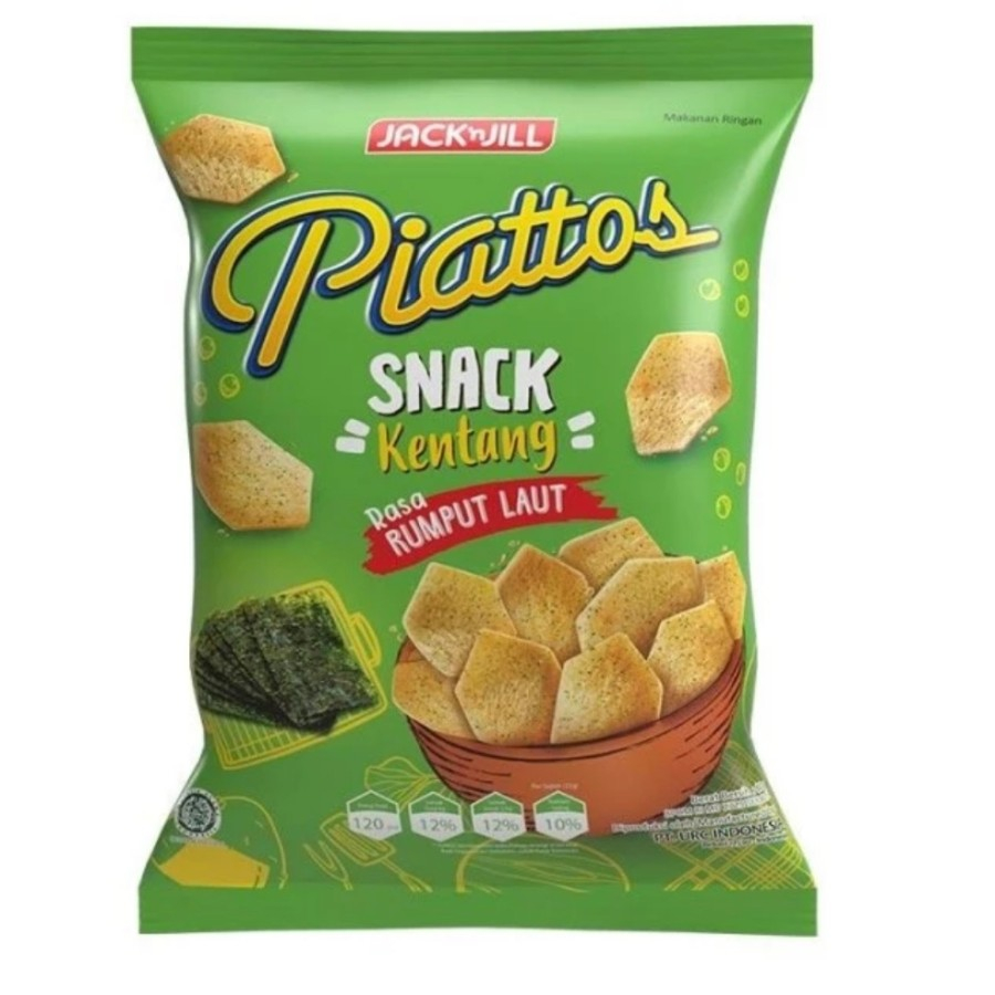 

Snack Kentang Piattos Rumput Laut 68g