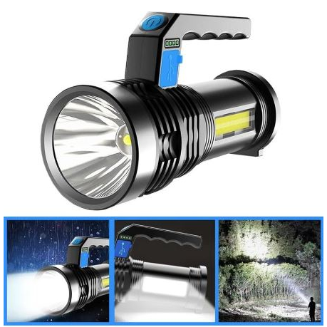 Bisa COD Senter LED Original 4 Mode Super Terang Jarak Jauh