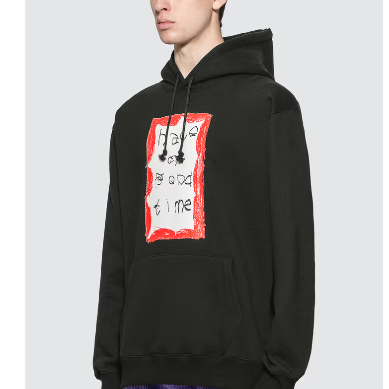 sweater hoodie casual have a good time logo HAVE A GOOD TIME crayon style