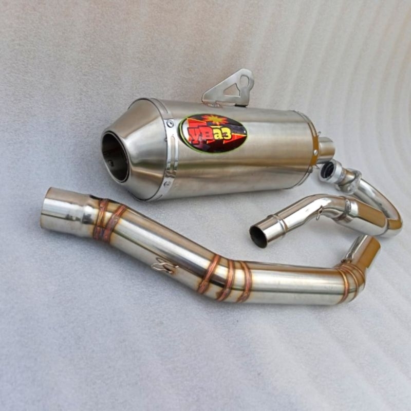 Knalpot yba3 honda CRF 150 L Tiger Megapro primus old GL Pro modif trail sasis klx tril / CRf 150 L 
