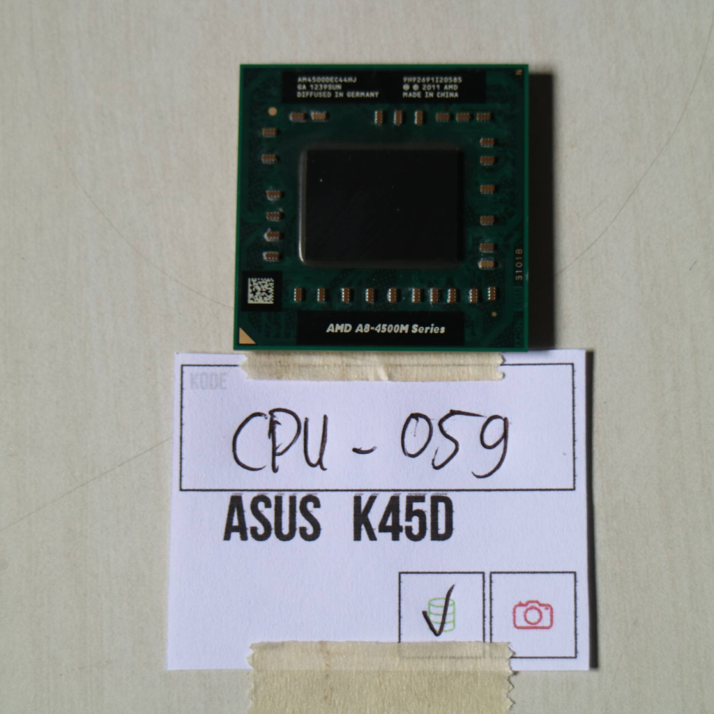 PROCESSOR ASUS K45D - AMD A8-4500M CPU-059