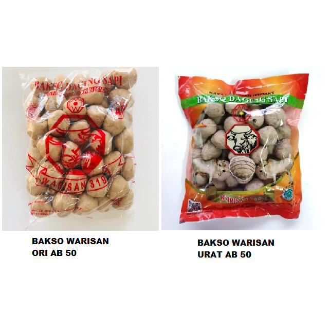 

BAKSO WARISAN Original/Urat AB isi 50 600gr