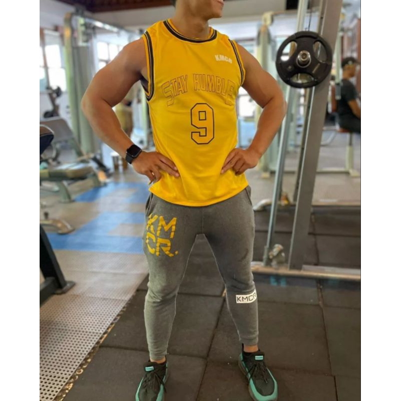 CELANA JOGGER PANJANG SLIM JOGER SPORT FITNESS GYM CELANA SPORTS - KMCR JEPARA