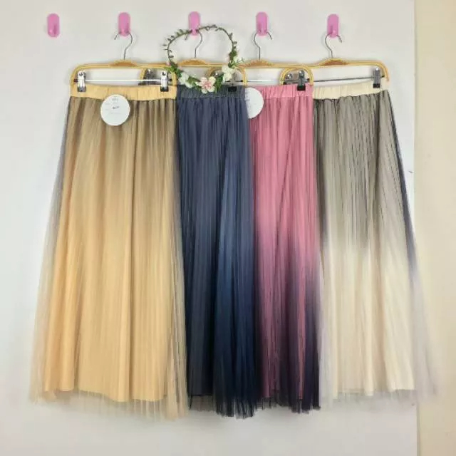 Rok Tutu Gradasi Warna | Rok Tutu Kombinasi 2 warna | Rok Tutu Kombinasi | Rok Tutu Maxi Skirt