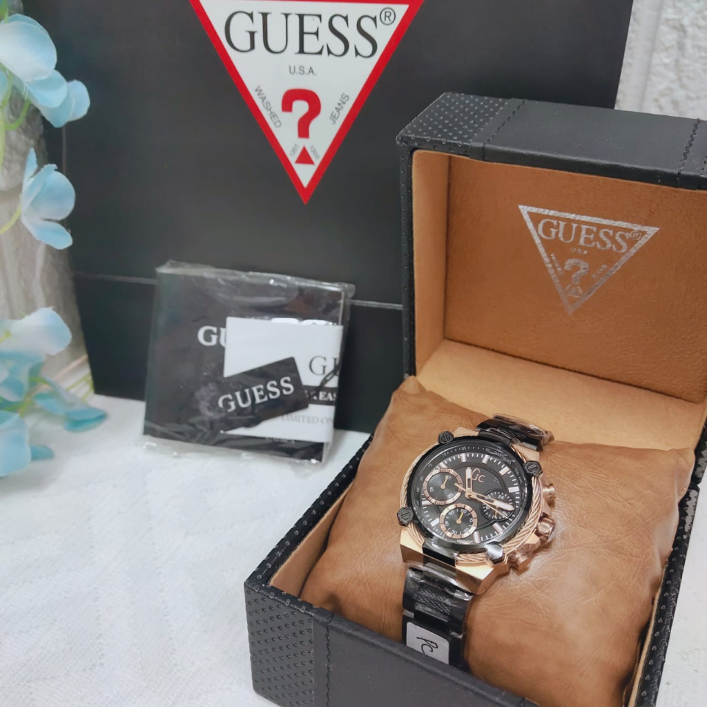 Jam Tangan Guess Original Case Rantai Berkualitas plus Box Ori