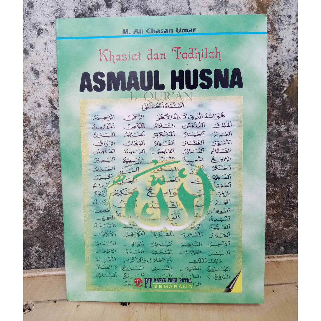 Khasiat Dan Fadhilah Asmaul Husna , Jilid Staples Kertas Cd Toha Putra