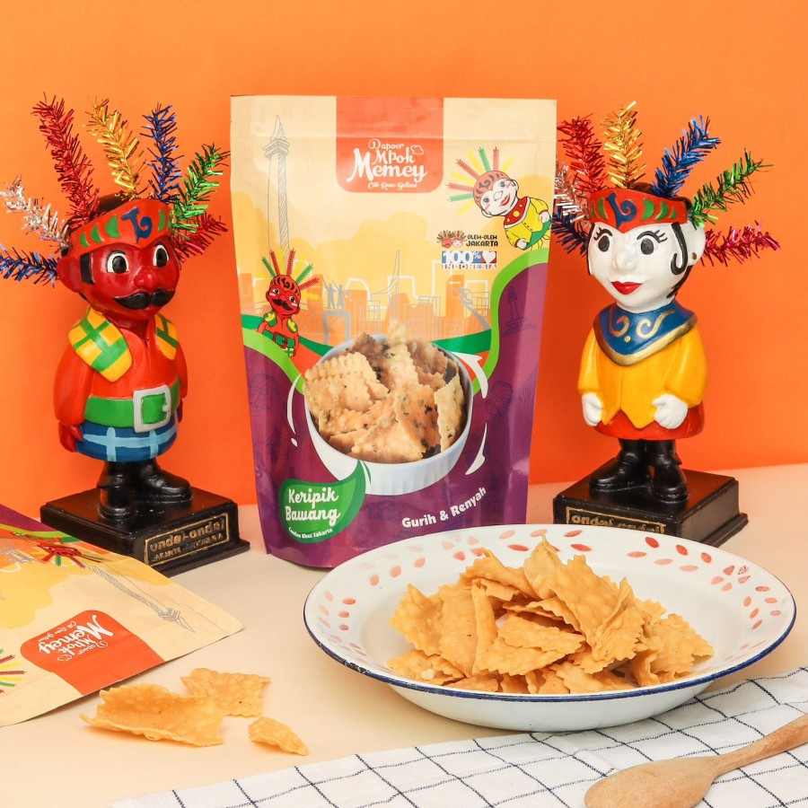 

Keripik Bawang Dapoer Mpok Memey 100 gram
