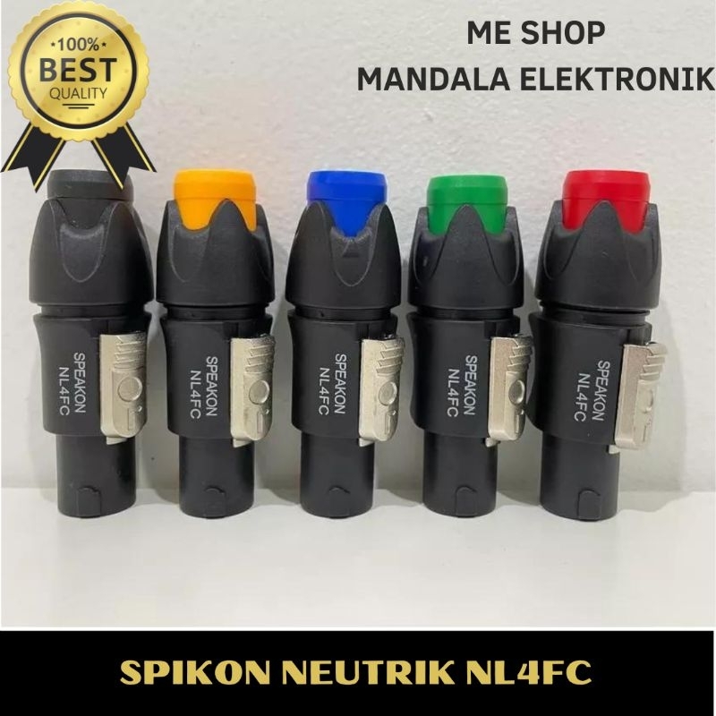jack spikon Neutrik  jack speakon warna
