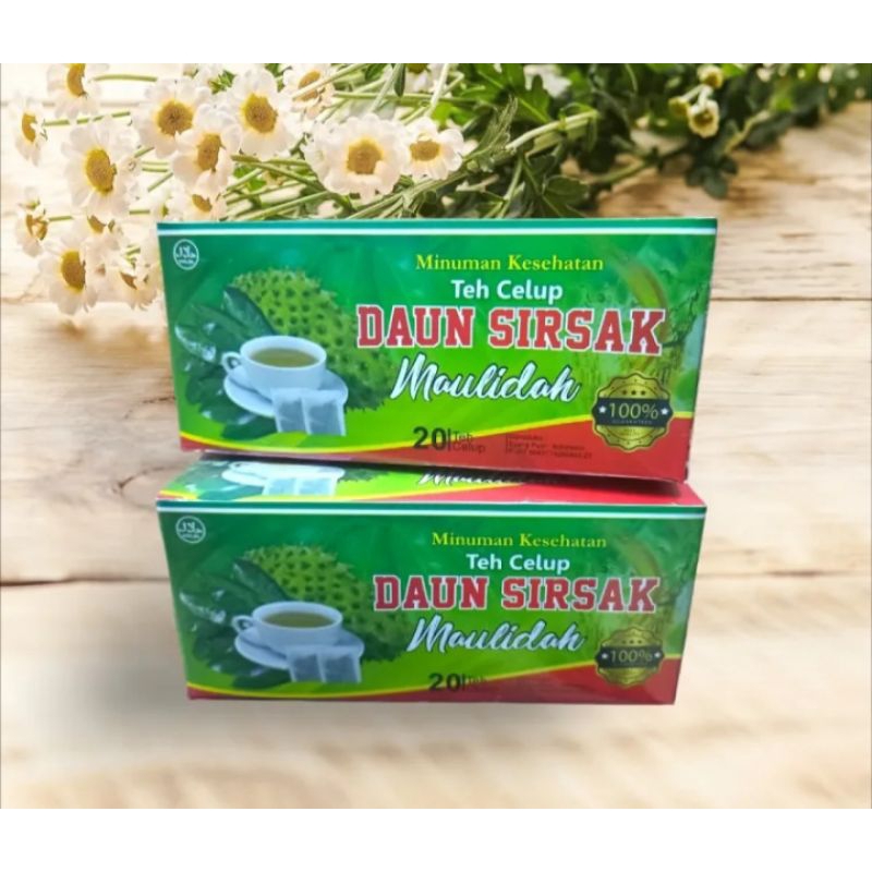 

TEH CELUP DAUN SIRSAK TEH HERBAL DAUN SIRSAK