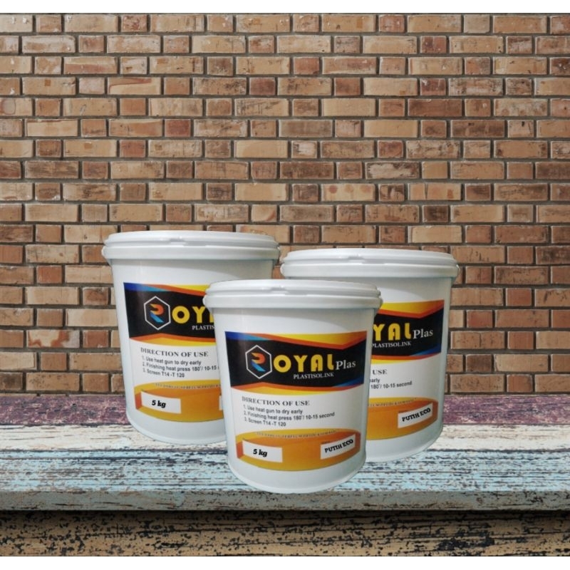 

TINTA SABLON PLASTISOL.Ink PUTIH 5 Kg