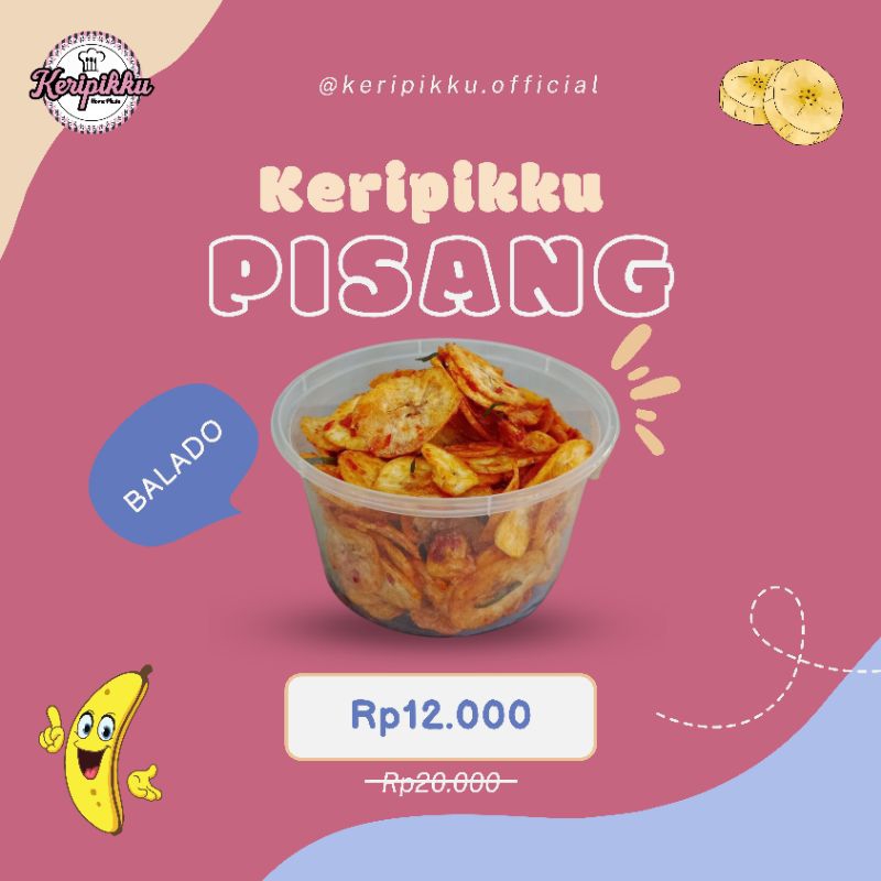 

Keripikku Pisang Rasa Balado