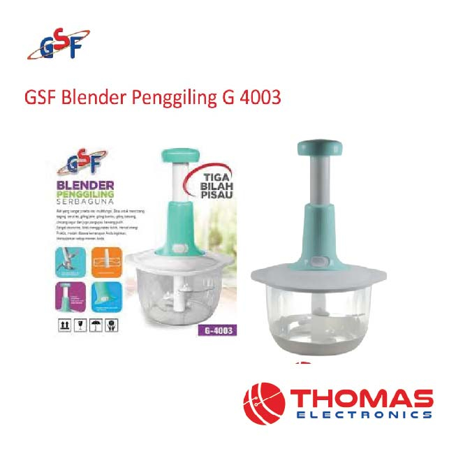 GSF Blender Penggiling Manual G4003 Pencacah Bumbu Serbaguna G 4003