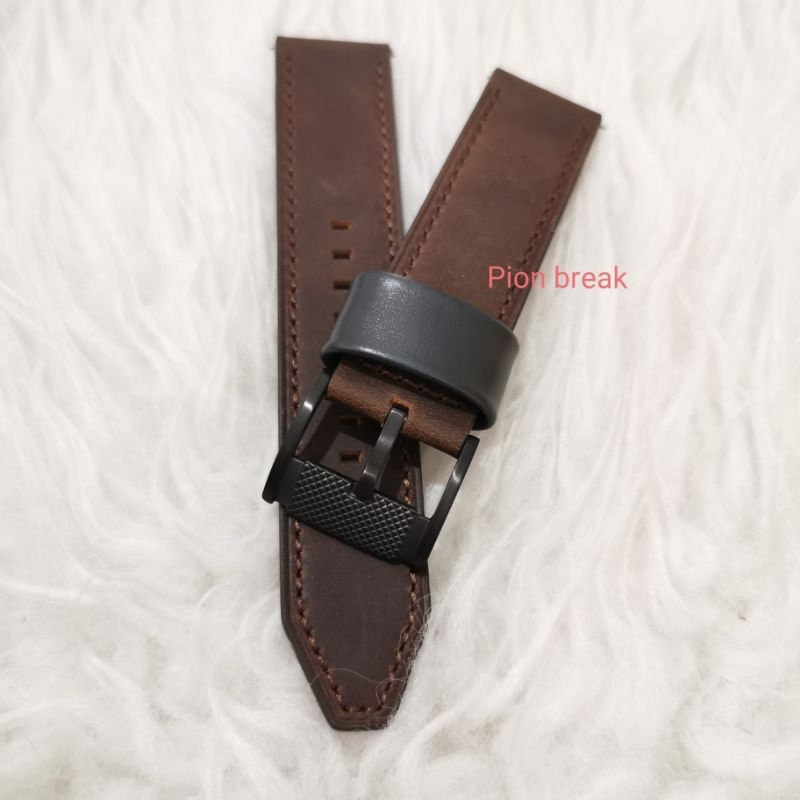 TALI KULIT F0SSIL FS4656 / FS-4656 ORIGINAL LEATHER UKURAN 22MM