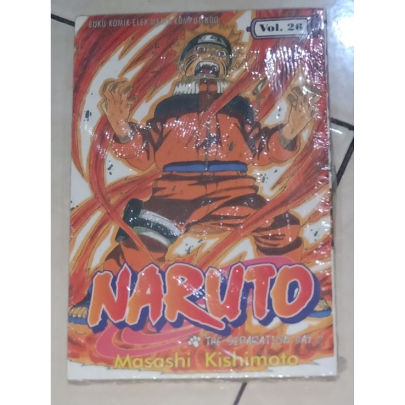 komik Naruto vol 26 original segel