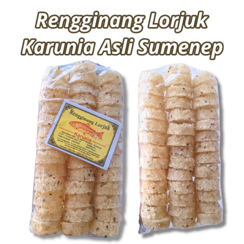 

KARUNIA RENGGINANG LORJUK BESAR ASLI MADURA 500gr