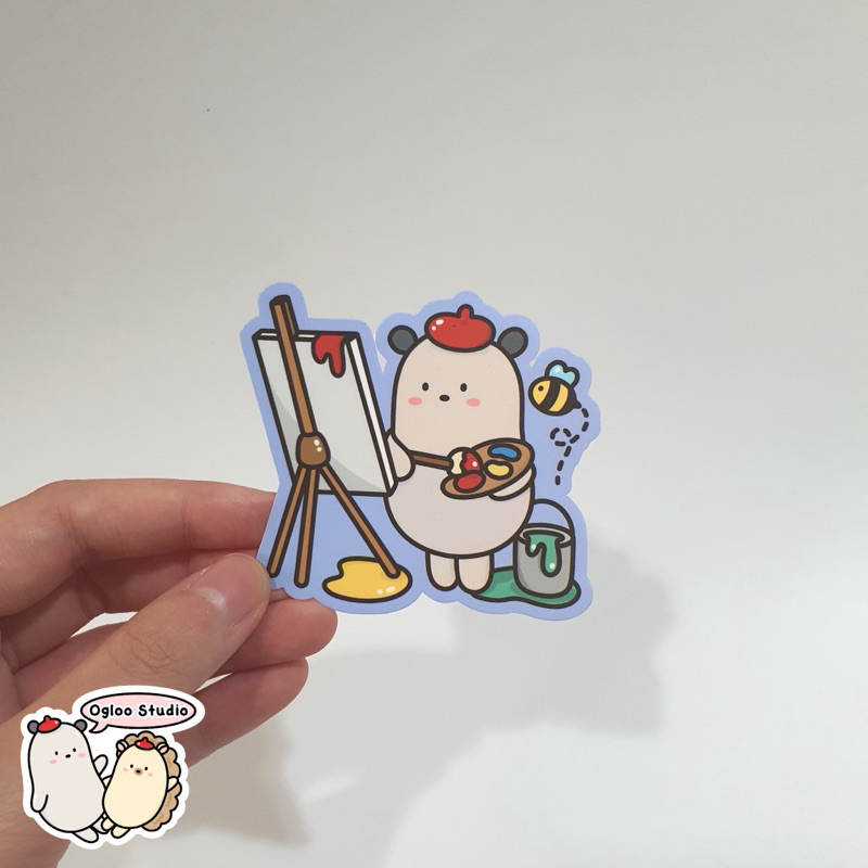 

Painting Ogloo Die-cut Sticker