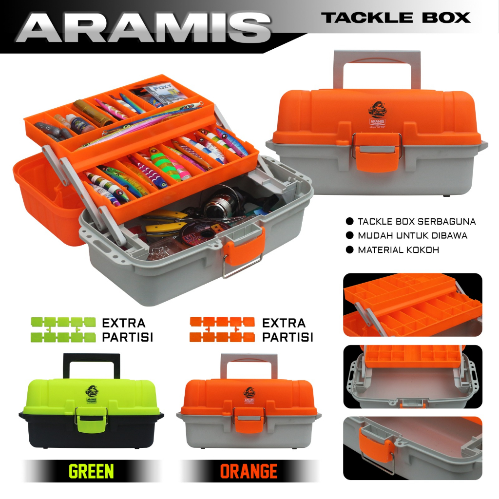 BOX PANCING PREMIUM ARAMIS TACKLE BOX PERALATAN PANCING