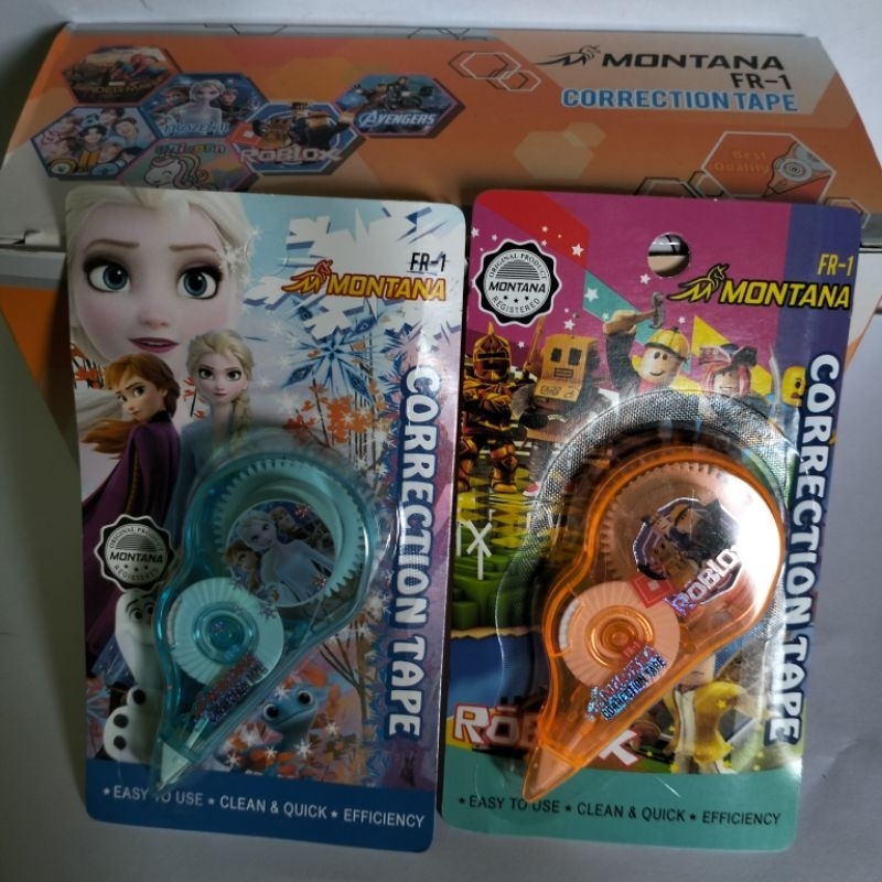 

penghapus tipex/penghapus montana/correction tape