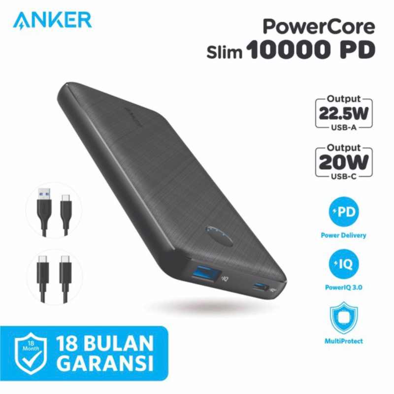 Power Bank Anker PowerCore Slim 10K PD