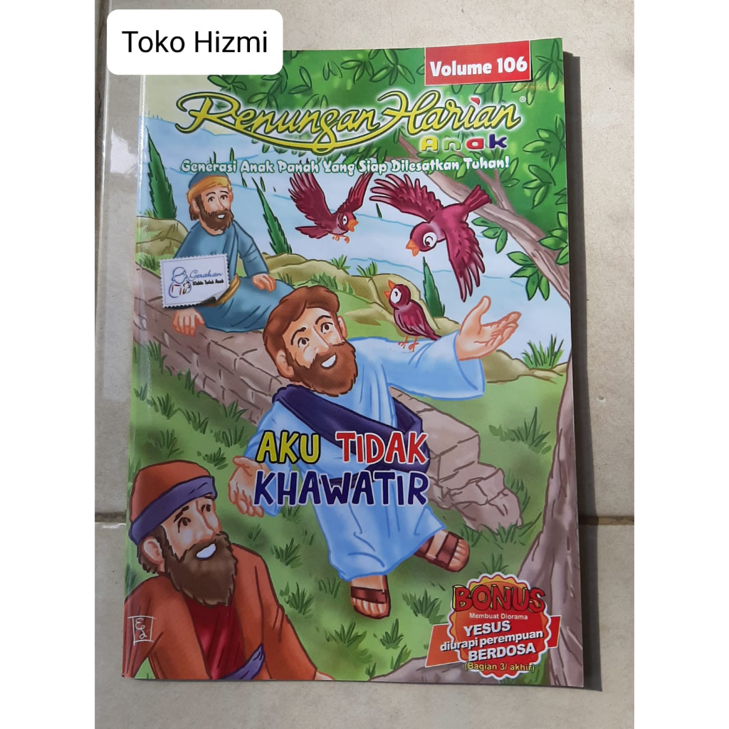 Renungan Harian Anak  Usia 6 - 12 Tahun (anak SD) / Buku Rohani Kristen Untuk Anak Berwarna