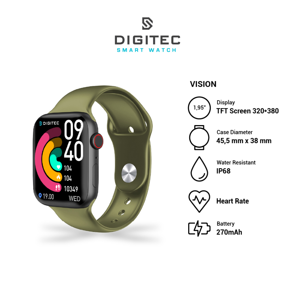 Jam Tangan Digitec Smartwatch Digitec VISION