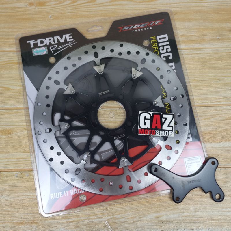 Piringan Cakram Depan BLADE 300mm RIDE IT T-Drive pnp Blade Karbu / Injeksi / Revo Absolute / Revo F