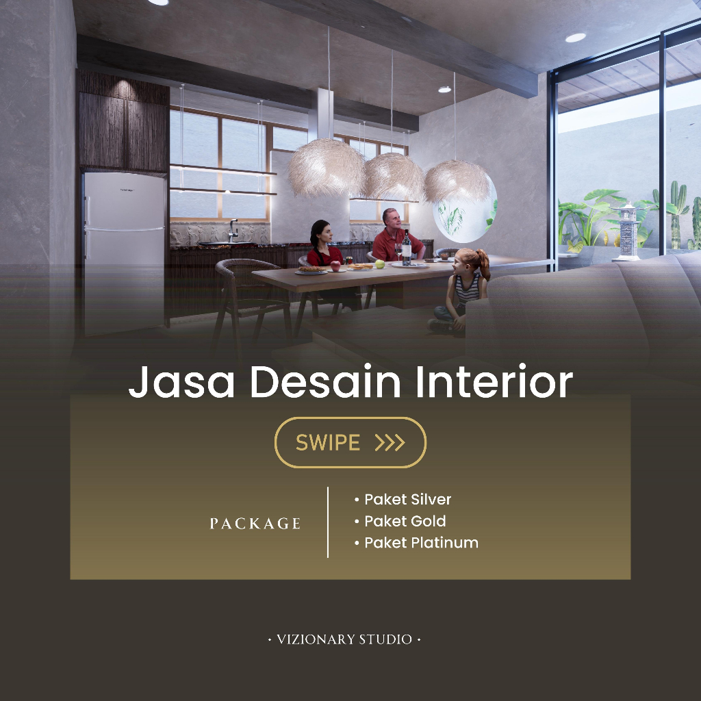 Jasa 3D Desain Interior || Rumah / Cafe // Kamar Tidur // Studio Apartemen