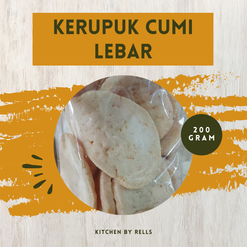 

[ASLI PALEMBANG] KERUPUK / KEMPLANG CUMI LEBAR 200GR