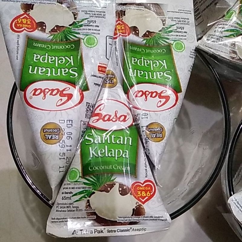

Sasa Santan Kental TANPa GRATIS MANGKOK setiap (1 paket 3 pcs)