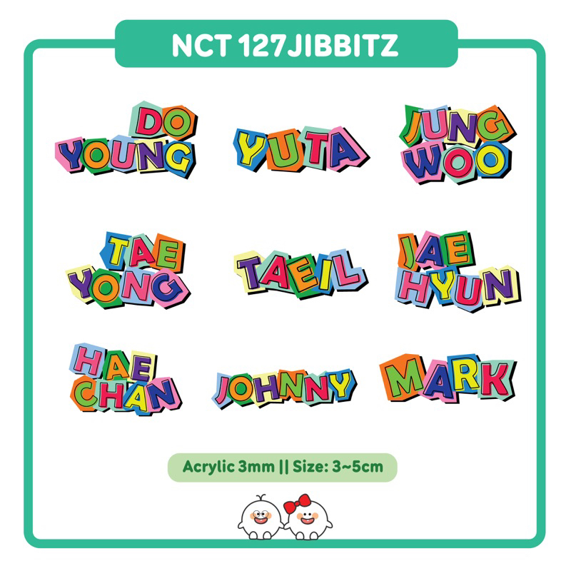 NCT 127 Jibbitz/Shoe Charm