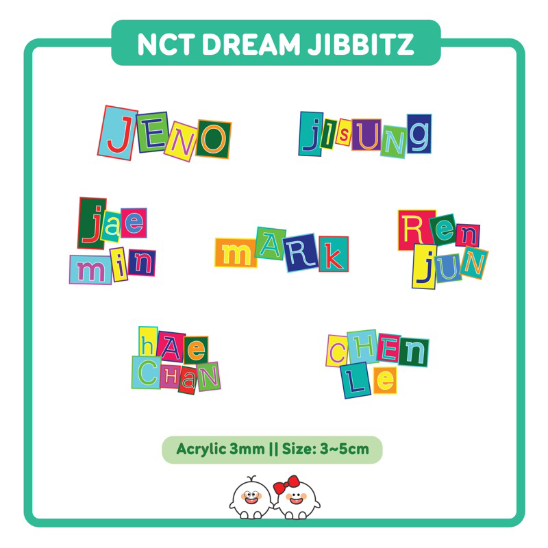 NCT Dream Jibbitz/Shoe Charm