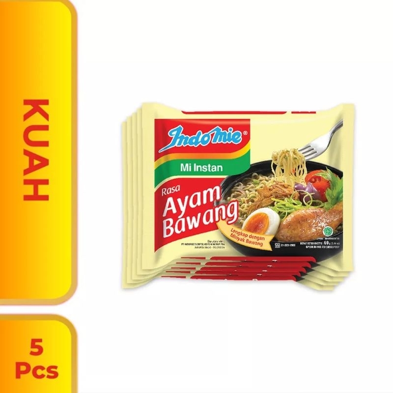 

5 PCS INDOMIE AYAM BAWANG