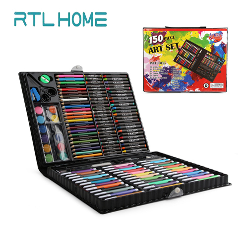 

RTL Crayon Mewarnai Anak Art Set 150pcs Pensil Warna Perlengkapan Mewarnai Lukisan Blajar Kreatif Anak