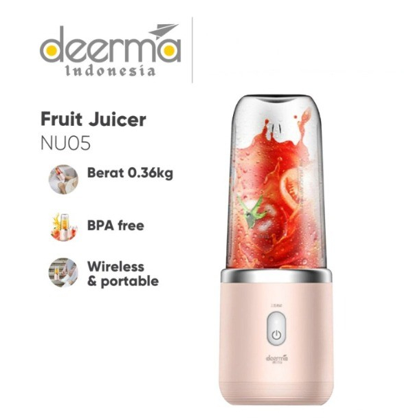 Deerma Blender Mini Portable Juicer Portable NU05
