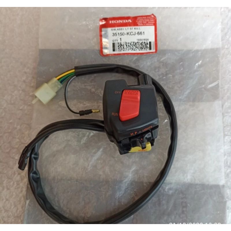 HOLDER SAKLAR KANAN HONDA TIGER REVO NEW TIREV TIGER2000 SAKELAR KANAN ORI AHM