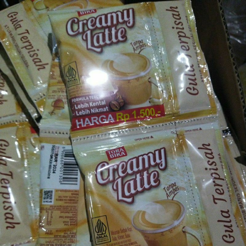 

TORABIKA CREAMY LATTE renceng