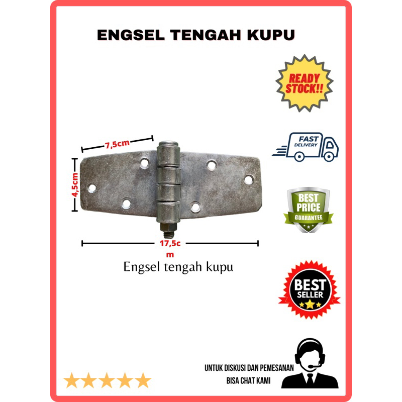 Engsel kupu engsel tengah pintu garasi engsel pintu lipat
